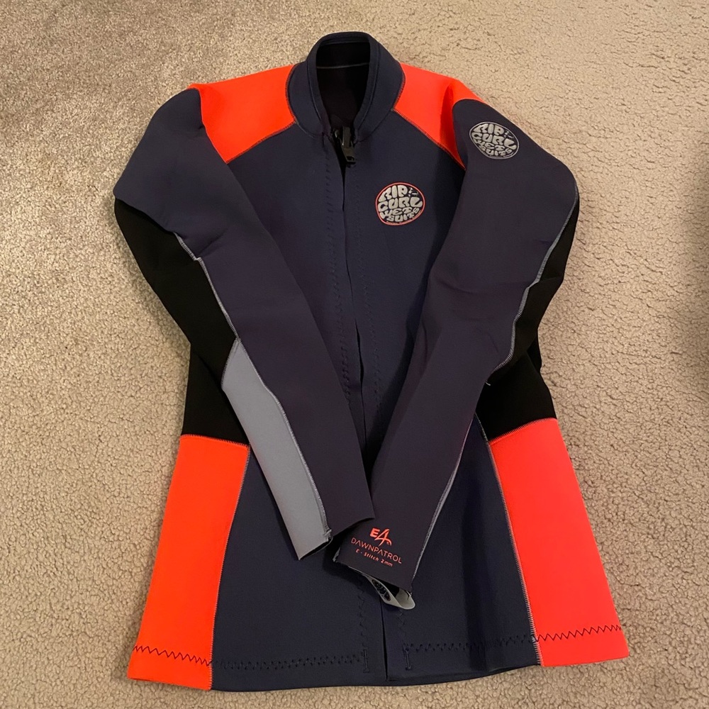 Rip Curl Women's Swim Jacket - Navy and Red